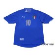Photo1: Italy 2003 Home Shirt #10 Totti (1)