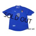 Italy 2003 Home Shirt #10 Totti