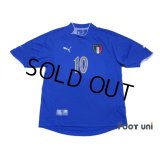 Italy 2003 Home Shirt #10 Totti