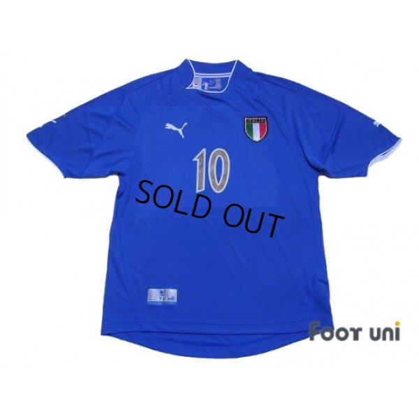 Photo1: Italy 2003 Home Shirt #10 Totti