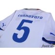 Photo4: Italy 2010 Away Shirt #5 Cannavaro (4)