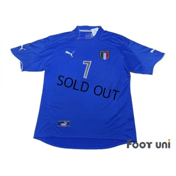 Photo1: Italy 2003 Home Shirt #7 Del Piero