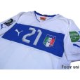 Photo3: Italy 2013 Away Shirt #21 Pirlo (3)