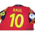 Photo4: Spain Euro 2010 Home Shirt #10 Raul UEFA Euro 2000 Patch Fair Play Patch (4)