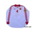 Photo1: Spain Euro 2000 3rd Long Sleeve Shirt #4 Guardiola UEFA Euro 2000 Patch + Fair Play Patch w/tags (1)