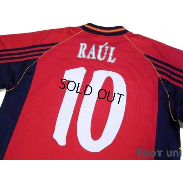 Photo4: Spain 1998 Home Shirt #10 Raul