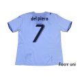 Photo2: Italy 2006 Away Shirt #7 Del Piero (2)