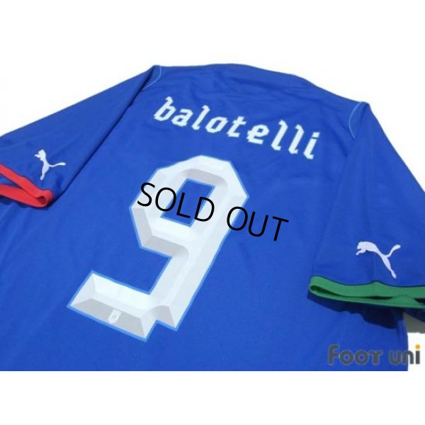 Photo4: Italy 2013 Home Shirt #9 Balotelli