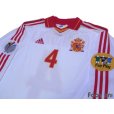 Photo3: Spain Euro 2000 3rd Long Sleeve Shirt #4 Guardiola UEFA Euro 2000 Patch + Fair Play Patch w/tags (3)