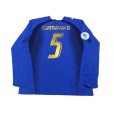 Photo2: Italy 2006 Home Long Sleeve Shirt #5 Cannavaro w/2006 Germany FIFA World Cup Patch (2)