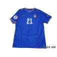 Photo1: Italy 2008 Home Shirt #21 Pirlo (1)