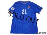 Italy 2008 Home Shirt #21 Pirlo