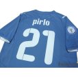 Photo4: Italy 2009 Home #21 Pirlo w/FIFA Confederations Cup South Africa 2009 Patch (4)