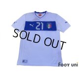 Italy 2012 Away Shirt #21 Pirlo