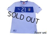 Italy 2012 Away Shirt #21 Pirlo