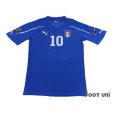Photo1: Italy 2010 Home Shirt #10 Cassano (1)