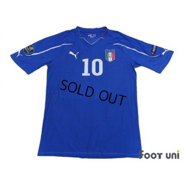 Photo1: Italy 2010 Home Shirt #10 Cassano