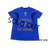 Italy 2006 Home Victory Authentic Shirt