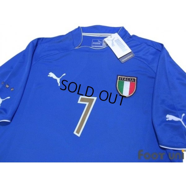 Photo3: Italy 2003 Home Shirt #7 Del Piero