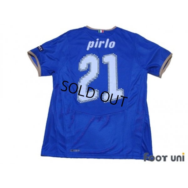 Photo2: Italy 2008 Home Shirt #21 Pirlo