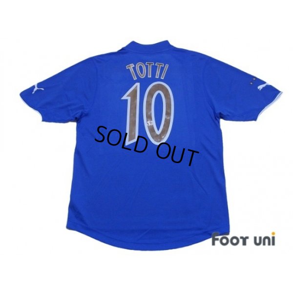 Photo2: Italy 2003 Home Shirt #10 Totti