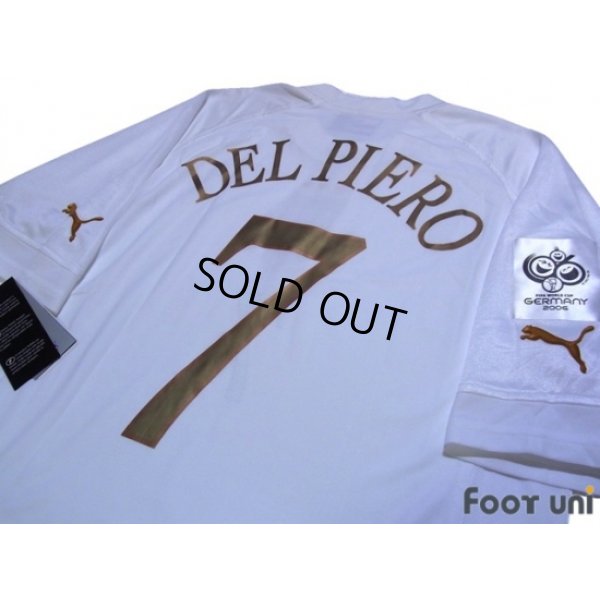 Photo4: Italy 2004 Away Shirt #7 Del Piero