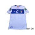 Photo1: Italy 2013 Away Shirt #21 Pirlo (1)