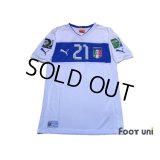 Italy 2013 Away Shirt #21 Pirlo