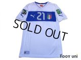 Italy 2013 Away Shirt #21 Pirlo