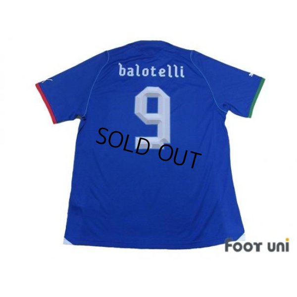 Photo2: Italy 2013 Home Shirt #9 Balotelli