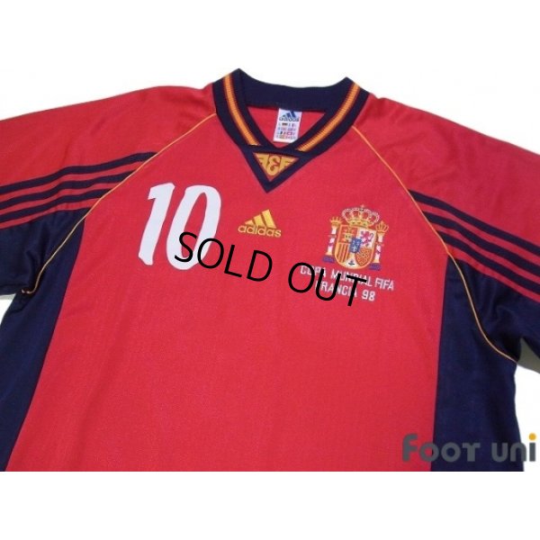 Photo3: Spain 1998 Home Shirt #10 Raul