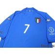 Photo3: Italy 2000 Home Shirt #7 Del Piero Korea Japan FIFA World Cup 2002 Patch (3)