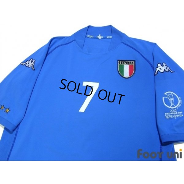 Photo3: Italy 2000 Home Shirt #7 Del Piero Korea Japan FIFA World Cup 2002 Patch