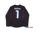 Photo2: Italy 2009 GK #1 Buffon Long Sleeve Shirt and shorts Set (2)