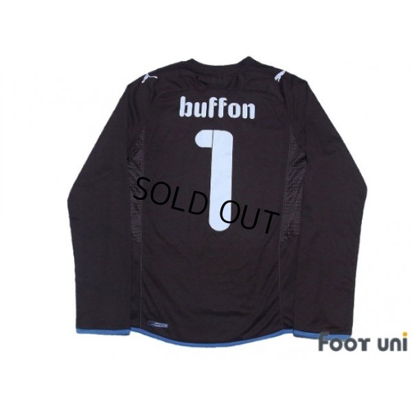 Photo2: Italy 2009 GK #1 Buffon Long Sleeve Shirt and shorts Set