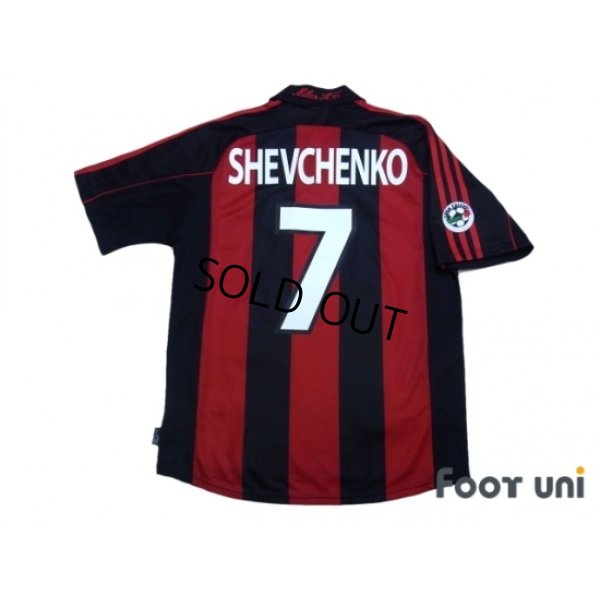 Photo2: AC Milan 2000-2002 Home Shirt #7 Shevchenko Lega Calcio Patch/Badge