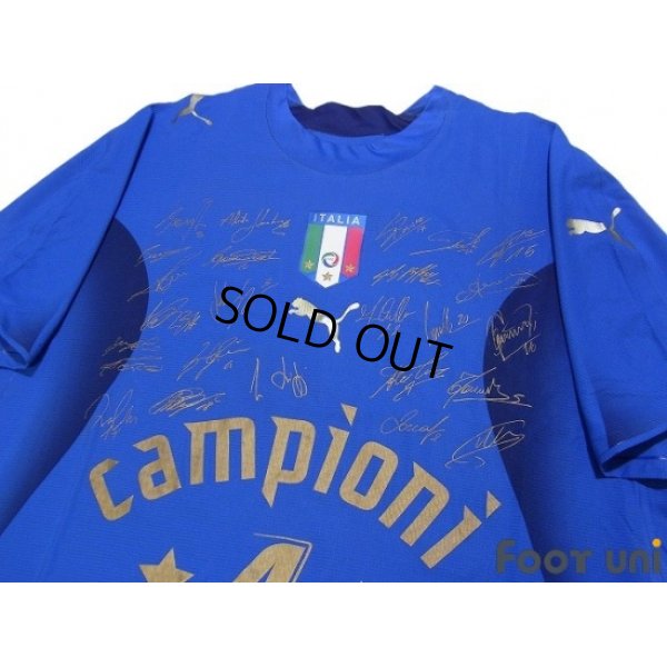 Photo3: Italy 2006 Home Victory Authentic Shirt