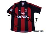 AC Milan 2000-2002 Home Shirt #7 Shevchenko Lega Calcio Patch/Badge