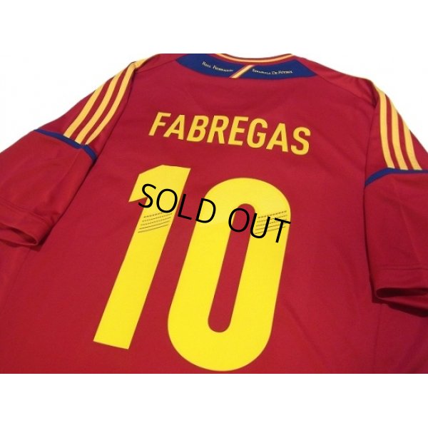 Photo4: Spain 2012 Home Shirt #10 Fabregas w/tags