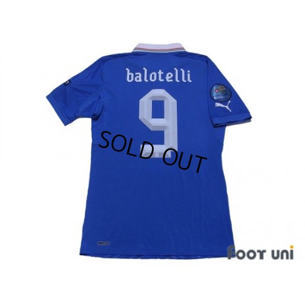 Photo2: Italy 2012 Home Shirt #9 Balotelli