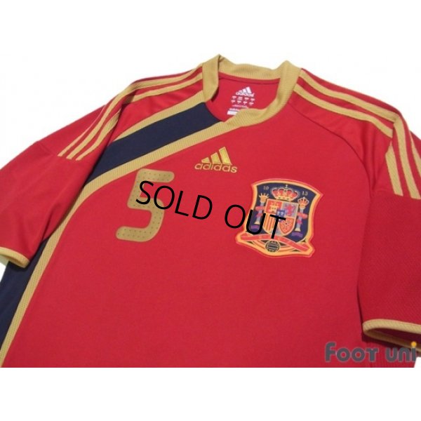 Photo3: Spain 2009 Home Shirt #5 Puyol