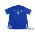 Photo1: Italy 2013 Home Shirt #9 Balotelli (1)