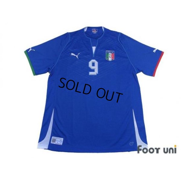 Photo1: Italy 2013 Home Shirt #9 Balotelli