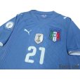 Photo3: Italy 2009 Home #21 Pirlo w/FIFA Confederations Cup South Africa 2009 Patch (3)
