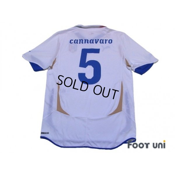 Photo2: Italy 2010 Away Shirt #5 Cannavaro