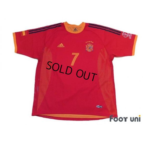 Photo1: Spain 2002 Home Shirt #7 Raul