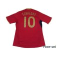 Photo2: Spain 2009 Home Shirt #10 Fabregas (2)