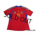 Spain 2011 Shirt Home #10  Fabregas FIFA World Champions 2010 Patch