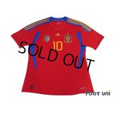 Spain 2011 Shirt Home #10  Fabregas FIFA World Champions 2010 Patch