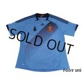 Spain Euro 2012 Away Shirt #6 A.Iniesta